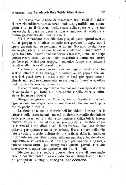 Giornale della Società italiana d'igiene