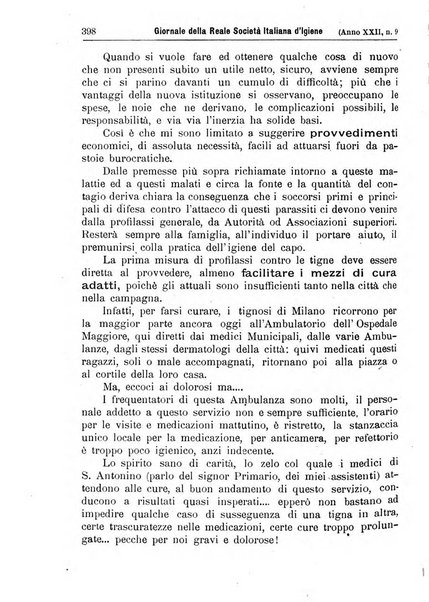 Giornale della Società italiana d'igiene