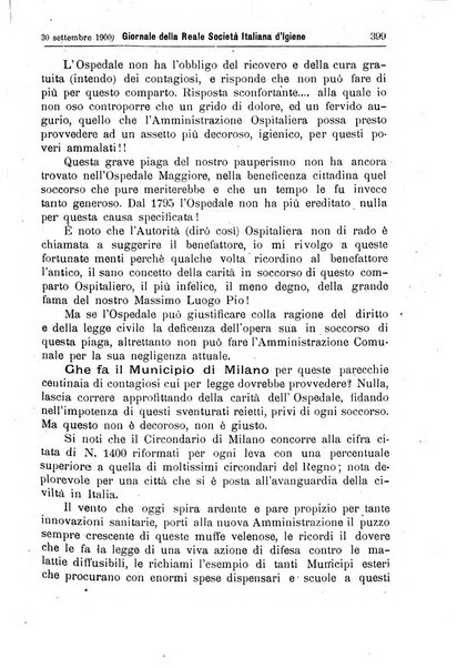 Giornale della Società italiana d'igiene