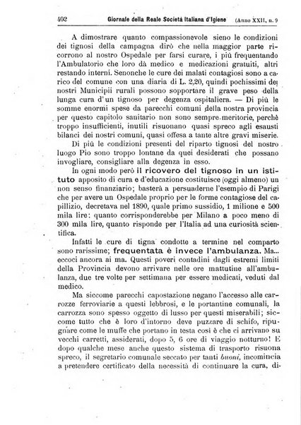 Giornale della Società italiana d'igiene