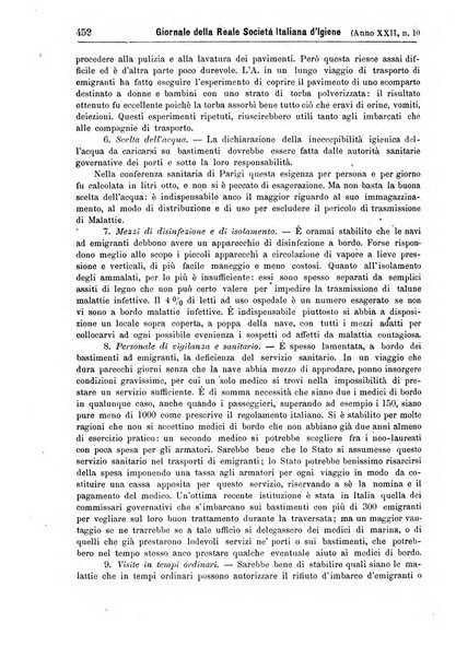 Giornale della Società italiana d'igiene