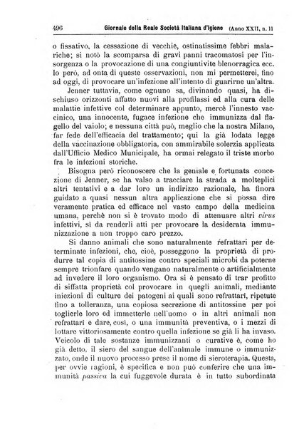 Giornale della Società italiana d'igiene