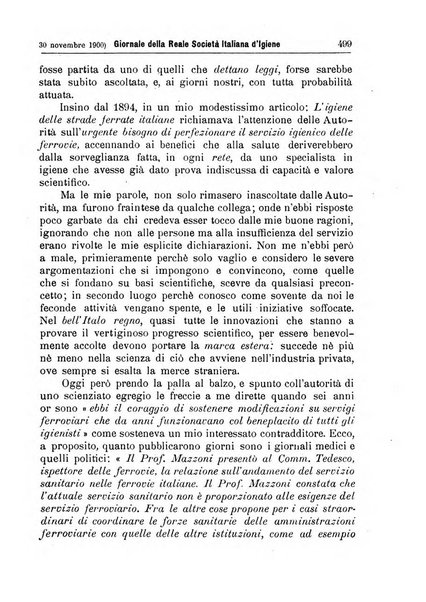 Giornale della Società italiana d'igiene