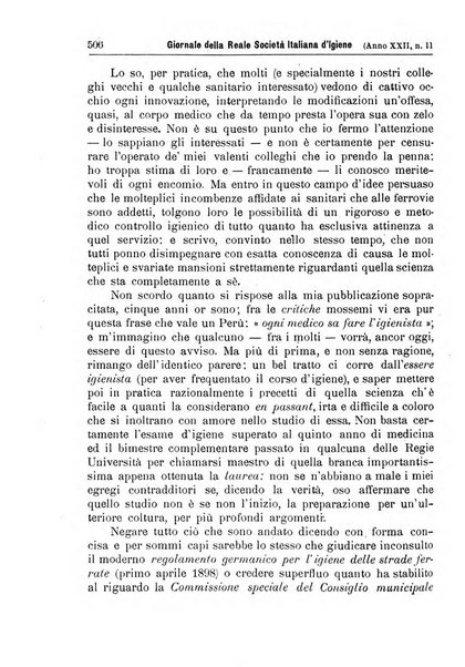 Giornale della Società italiana d'igiene