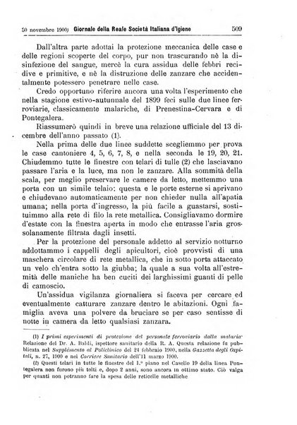 Giornale della Società italiana d'igiene