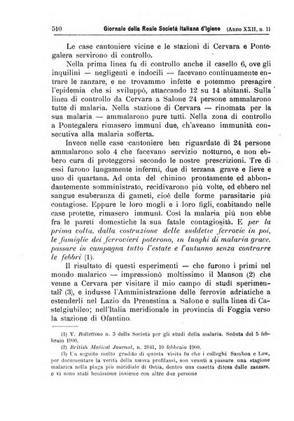 Giornale della Società italiana d'igiene