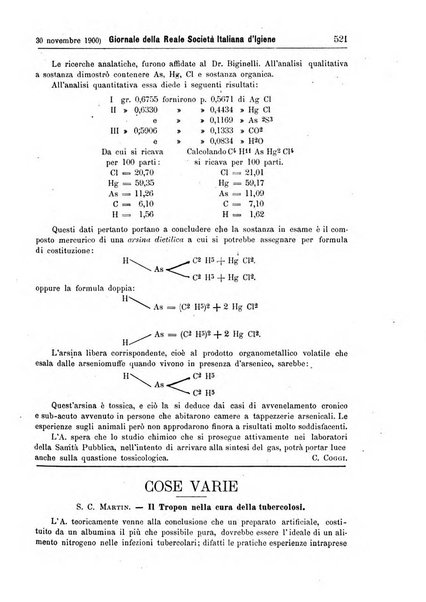 Giornale della Società italiana d'igiene