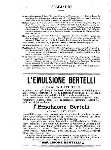 Giornale della Società italiana d'igiene