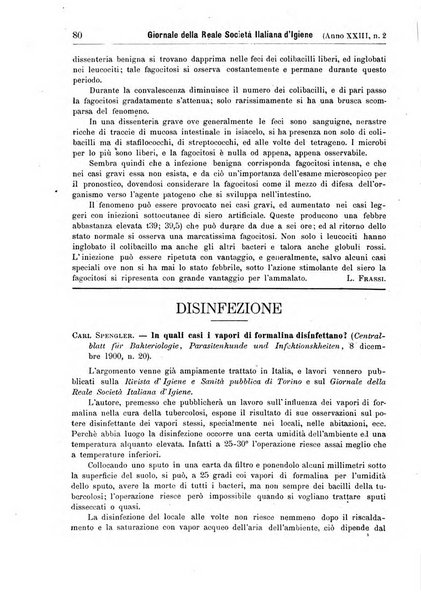 Giornale della Società italiana d'igiene