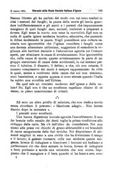 Giornale della Società italiana d'igiene