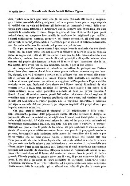 Giornale della Società italiana d'igiene