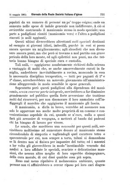 Giornale della Società italiana d'igiene