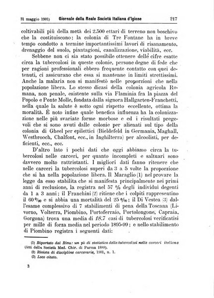 Giornale della Società italiana d'igiene