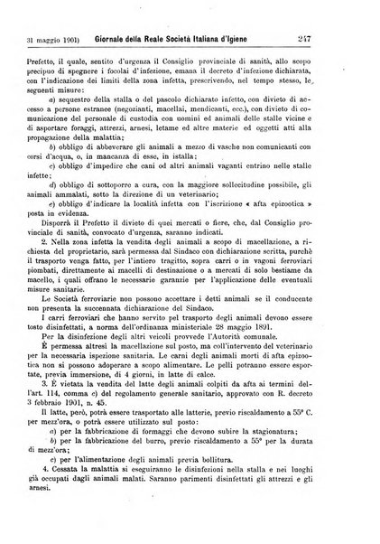 Giornale della Società italiana d'igiene