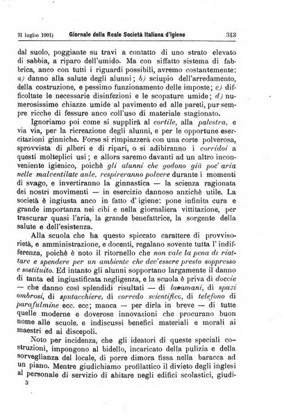 Giornale della Società italiana d'igiene