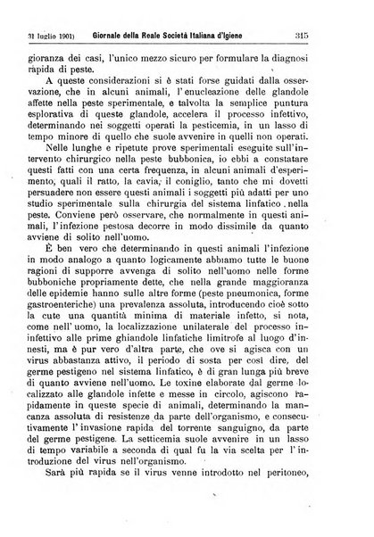 Giornale della Società italiana d'igiene