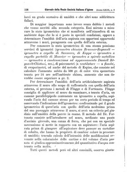 Giornale della Società italiana d'igiene