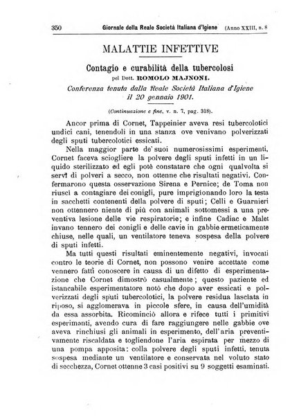 Giornale della Società italiana d'igiene