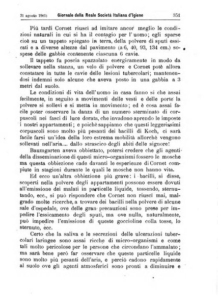 Giornale della Società italiana d'igiene