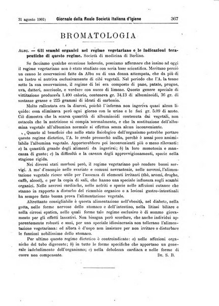 Giornale della Società italiana d'igiene