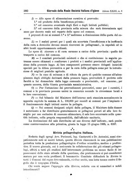 Giornale della Società italiana d'igiene