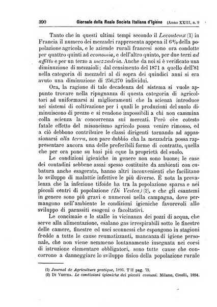 Giornale della Società italiana d'igiene