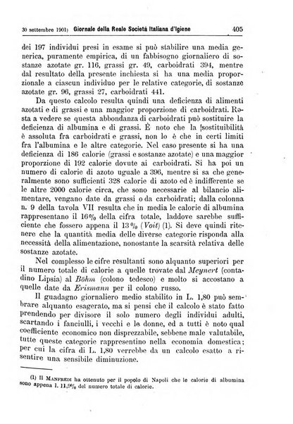 Giornale della Società italiana d'igiene