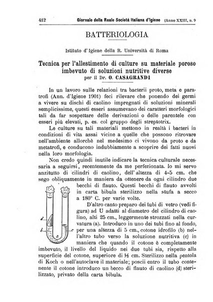 Giornale della Società italiana d'igiene