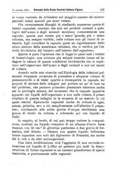 Giornale della Società italiana d'igiene