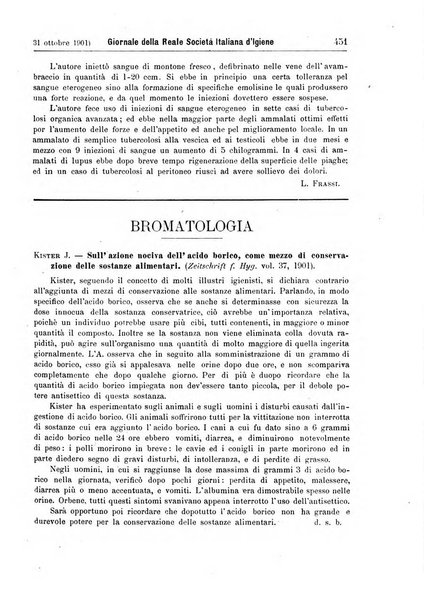 Giornale della Società italiana d'igiene