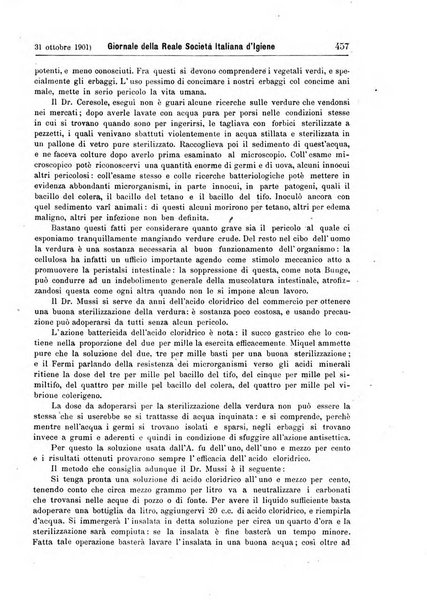 Giornale della Società italiana d'igiene