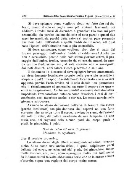 Giornale della Società italiana d'igiene