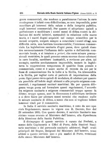 Giornale della Società italiana d'igiene