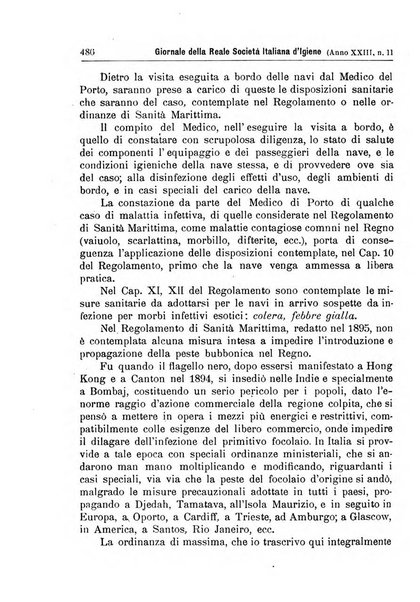 Giornale della Società italiana d'igiene