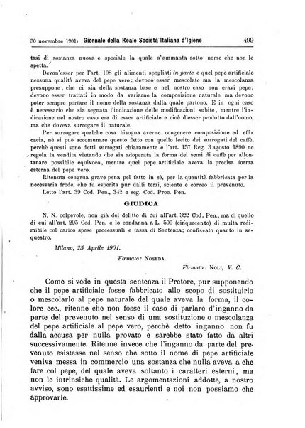 Giornale della Società italiana d'igiene