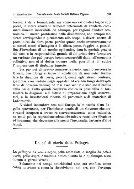 Giornale della Società italiana d'igiene