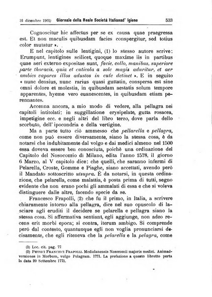 Giornale della Società italiana d'igiene