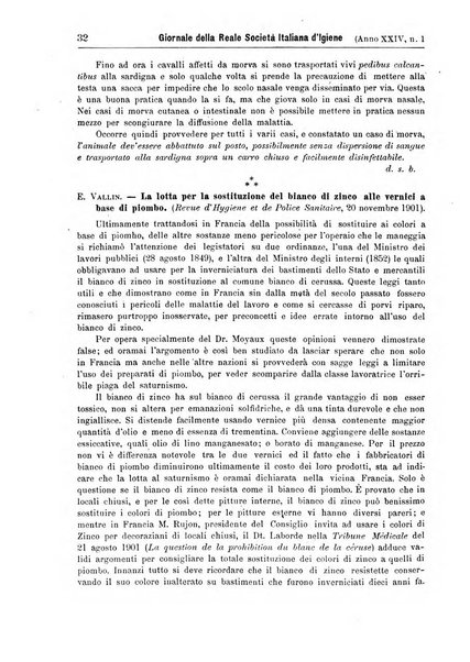 Giornale della Società italiana d'igiene