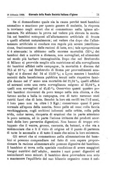 Giornale della Società italiana d'igiene