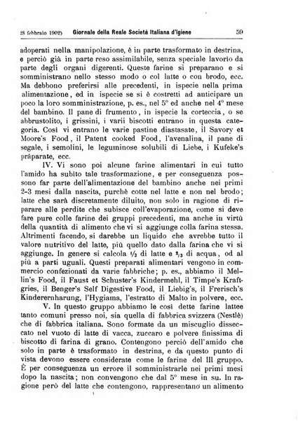 Giornale della Società italiana d'igiene