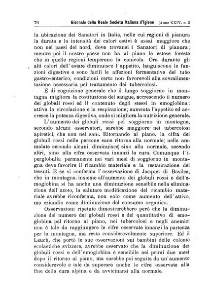 Giornale della Società italiana d'igiene