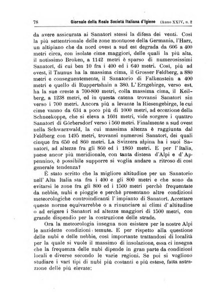 Giornale della Società italiana d'igiene