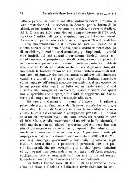 Giornale della Società italiana d'igiene