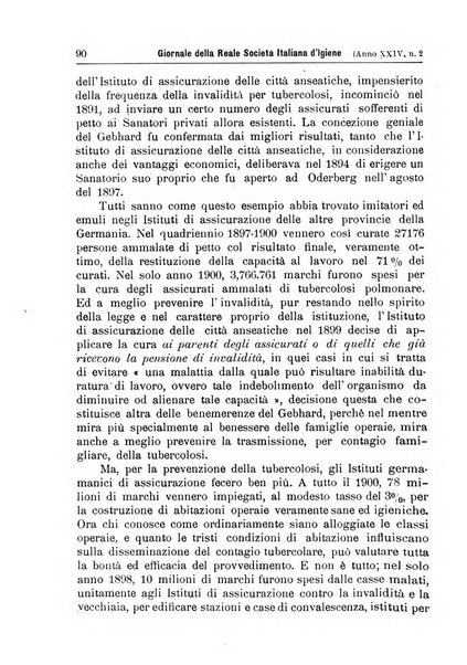 Giornale della Società italiana d'igiene