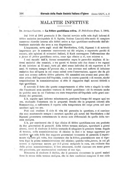 Giornale della Società italiana d'igiene