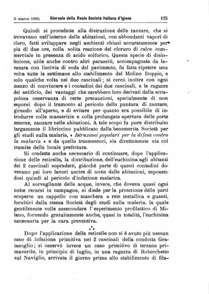 Giornale della Società italiana d'igiene