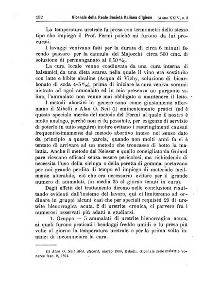 Giornale della Società italiana d'igiene