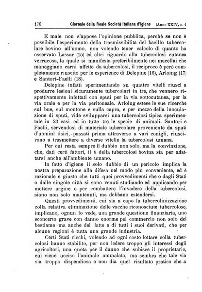 Giornale della Società italiana d'igiene