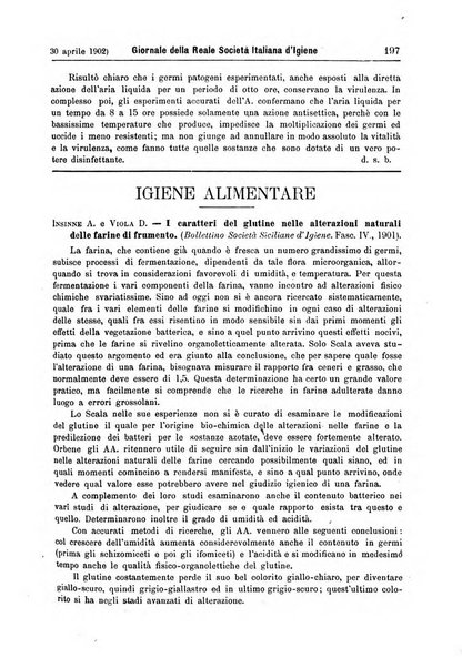 Giornale della Società italiana d'igiene