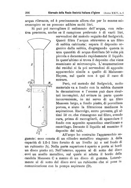 Giornale della Società italiana d'igiene